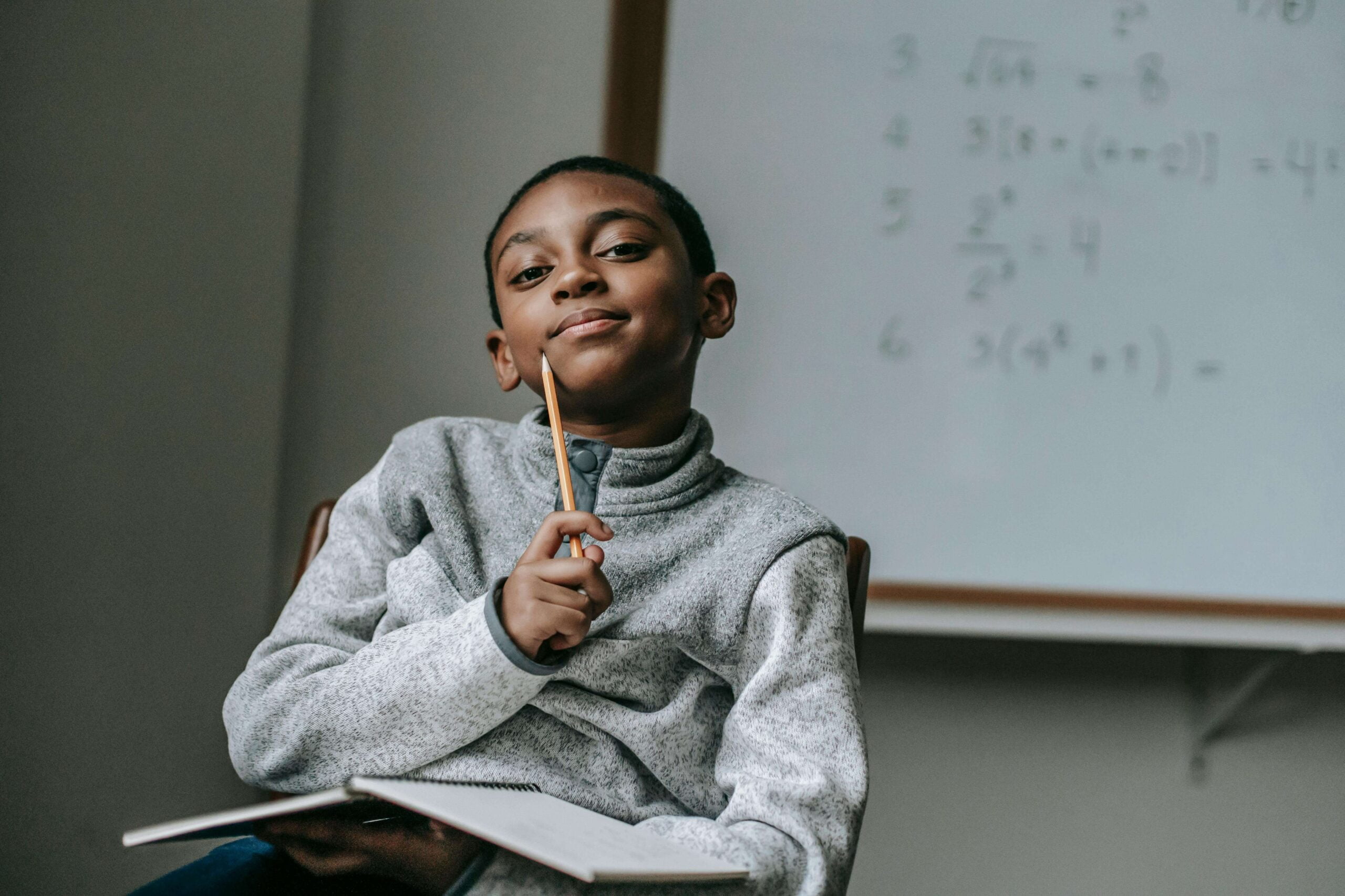 An image of a confident child.