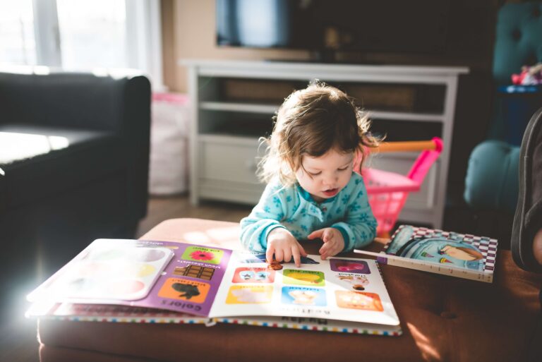 An image of a child curiosity and exploring new things that is important for develop grit.